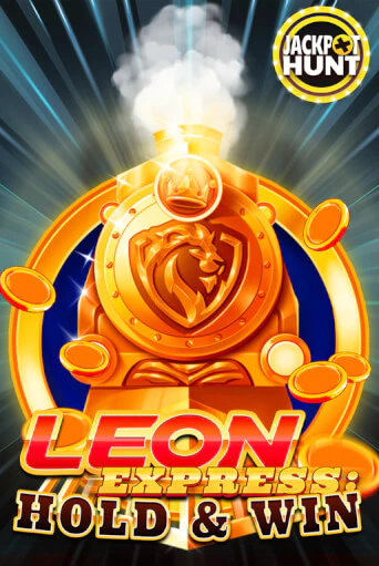 LEON Express Hold and Win jackpot pokie tile with a gold train