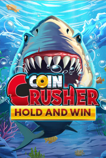 Coin Crusher pokie tile with a press crushing gold coins