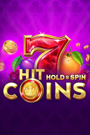 Hit Coins pokie tile with stacked golden coins