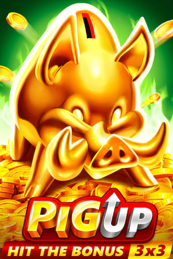 Pig Up pokie tile with a cartoon piggy bank