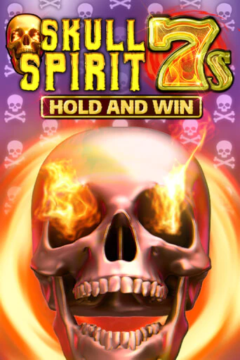 Skull Spirit 7s Hold and Win pokie tile with a flaming skull